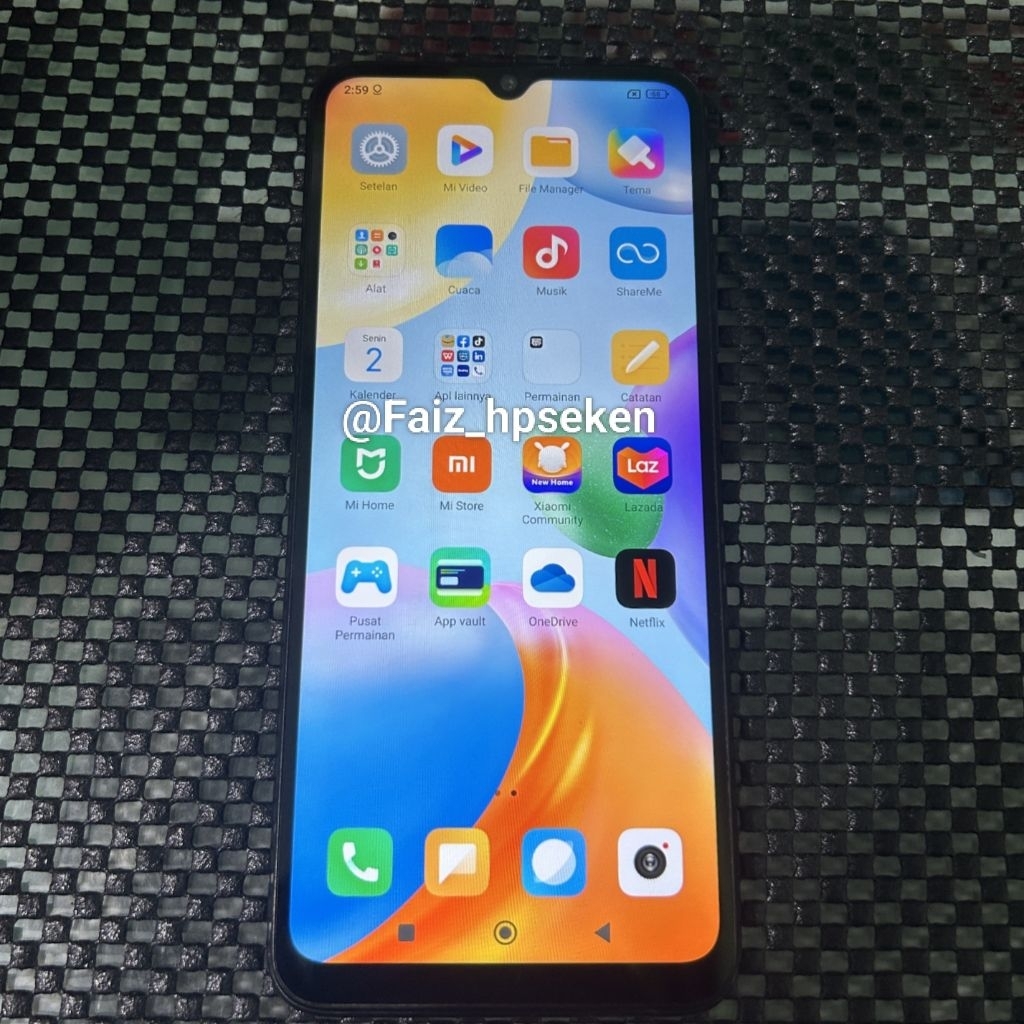 Xiaomi Redmi 10C Ram 4+2/128 Hp Second Normal Free Charger New