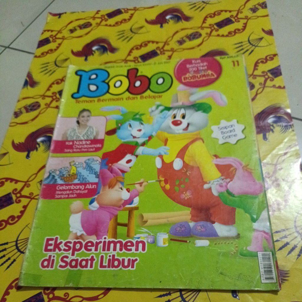 Majalah Bobo Tahun 2007 - Eksperimen di Saat Libur