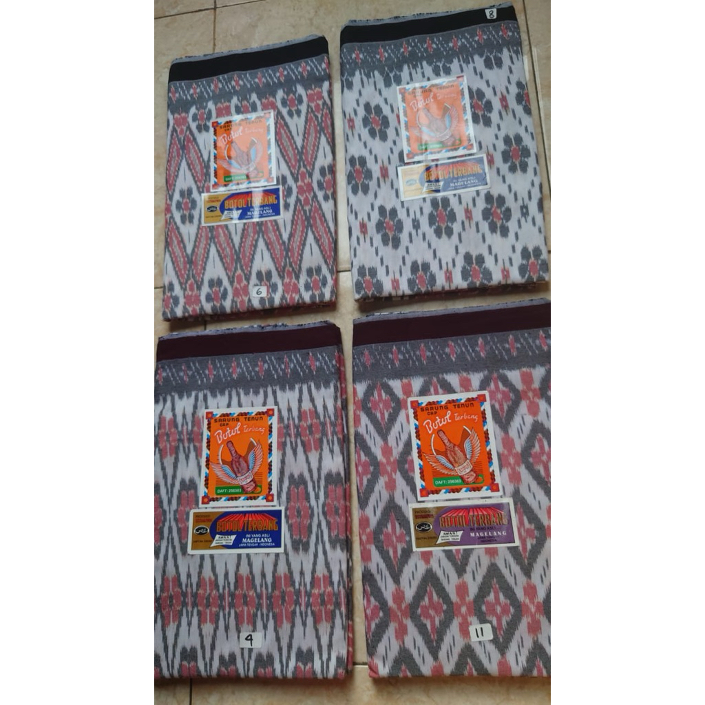 SARUNG GOYOR TENUN MERK BOTOL TERBANG