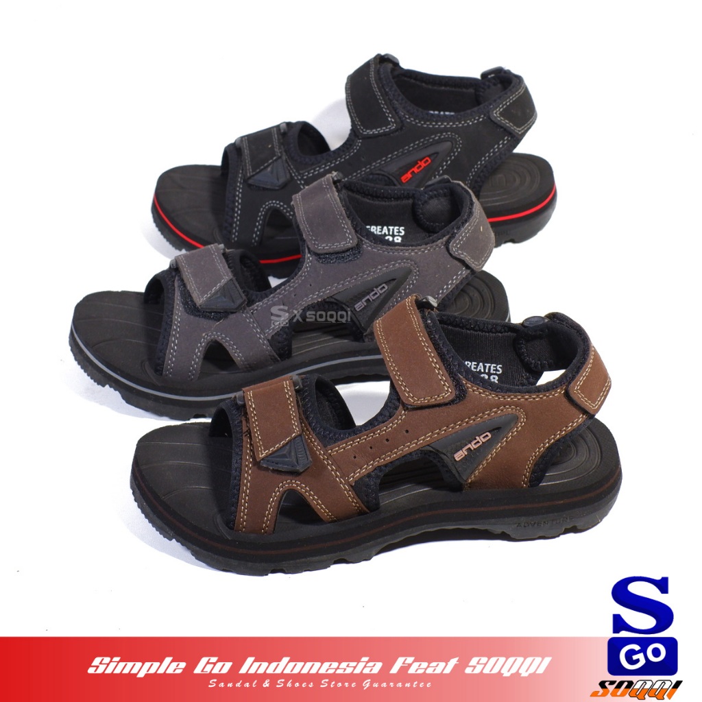Ando Greates Scoots sandal gunung pria original sepatu sendal outdoor cowok kekinian 38-42