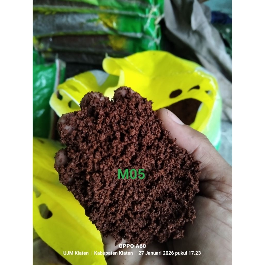 (0,5 mm) Pasir Malang Merah 1 kg untuk Substrat Chana/Sand blasting