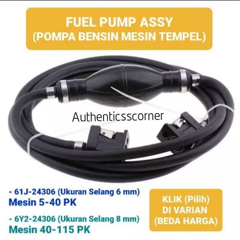 Selang Mesin Tempel (Outboard Motor Fuel  Compression Hose) Yamaha, Parsun