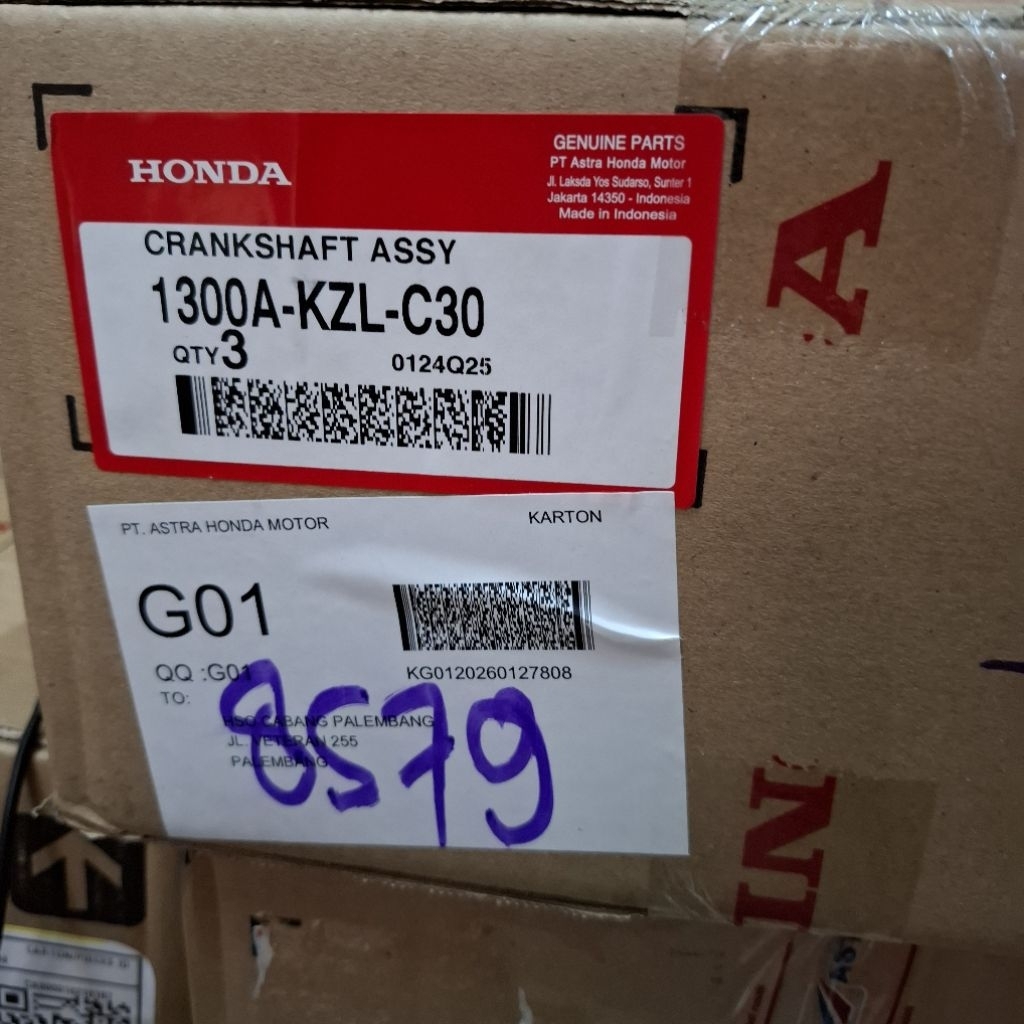 AS KRUK CRANKSHAFT BANDUL MOTOR BEAT STATER KASAR BEAT KARBU 1300A-KZL-C30/KVY-960