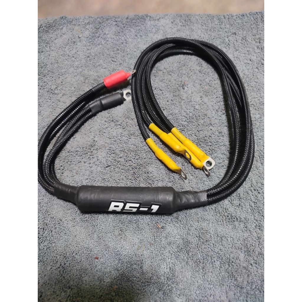 kabel grounding rs-1 motor mobil kode b4-pro 4 cabang superbooster original 100%