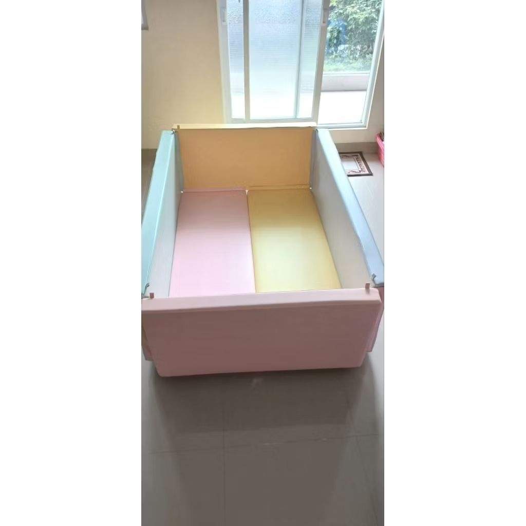 Lumba bumper bed playmat antibacterial Bumpermat Matras Fence Pagar Box bayi, preloved