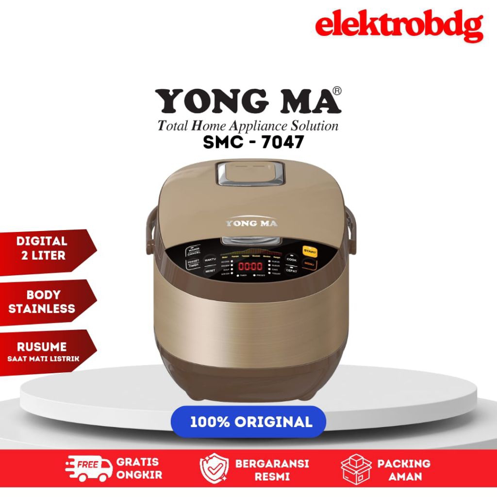 YONG MA MAGICOM SMC 7047 RICE COOKER YONG MA ORIGINAL