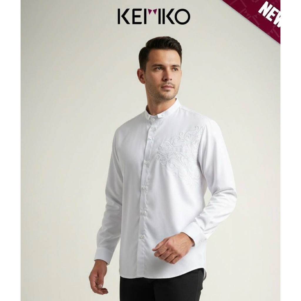 KEMKO PUTIH RABBANI LENGAN PANJANG DAN PENDEK