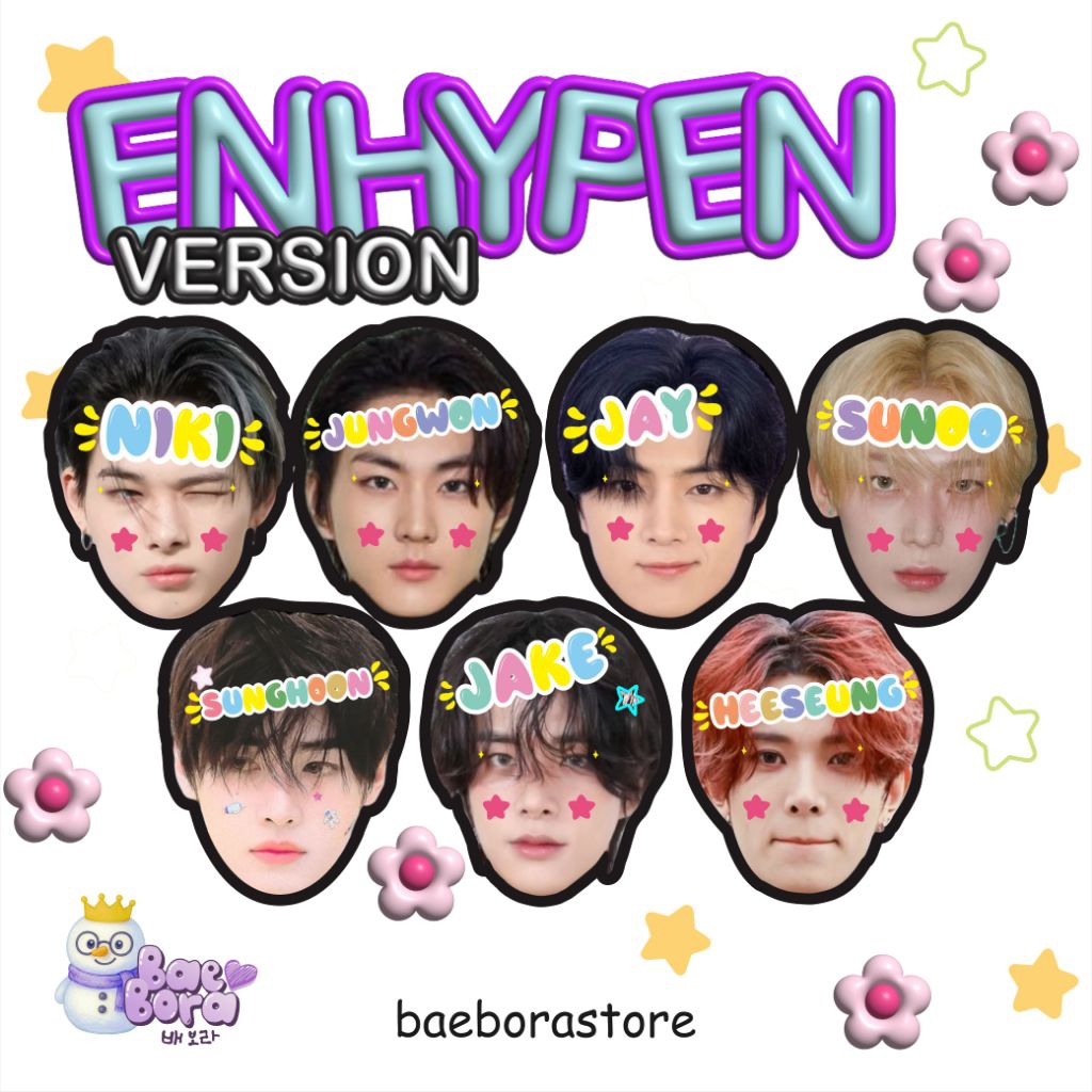 Bacil Keychain & Popsocket Enhypen