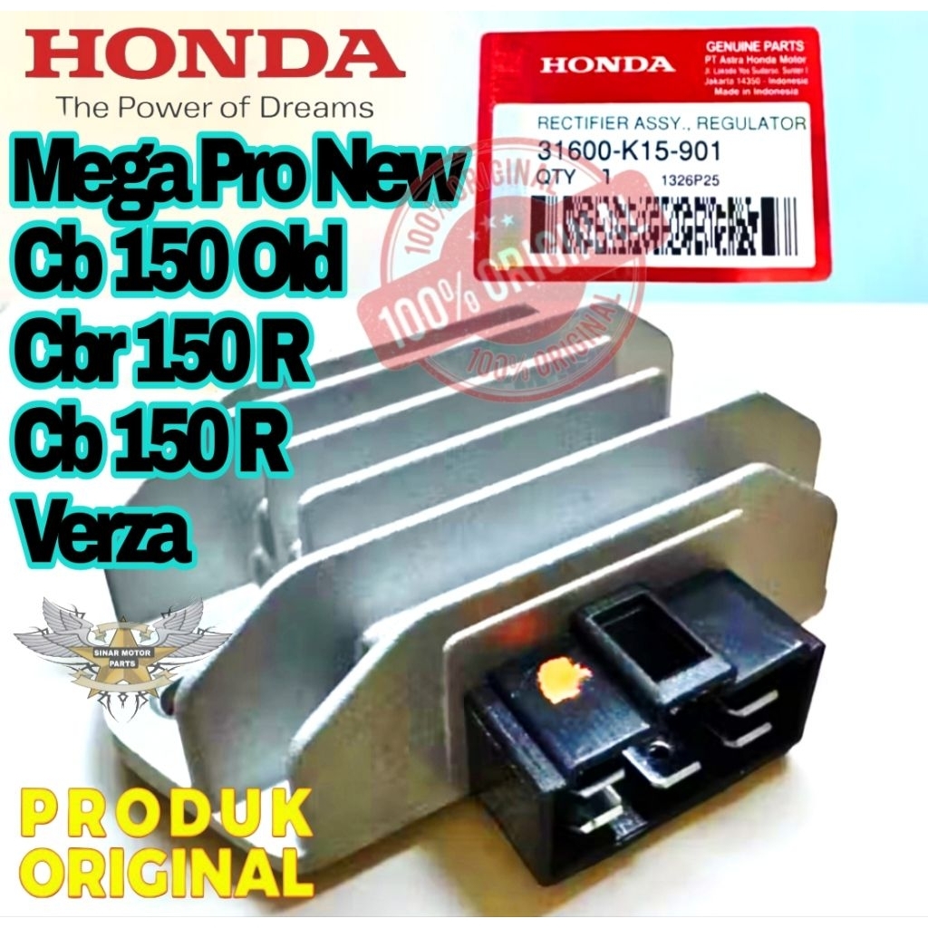 Kiprok Original Honda K15, Cb 150 Old, Cb 150 R, Cbr 150, Verza, Mega Pro new, Honda asli