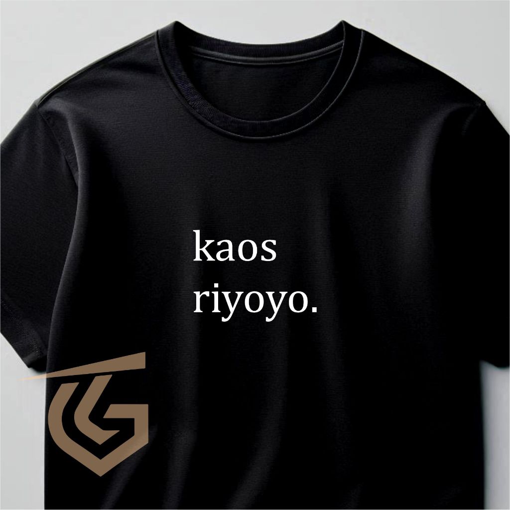 Kaos Kaos Riyoyo Desain Simple - Graftee Store