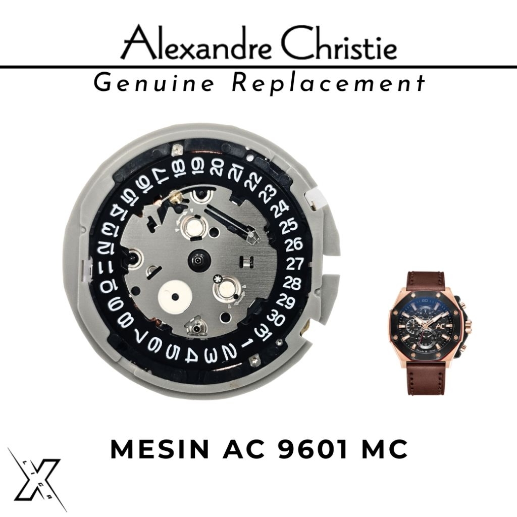 Mesin Original Alexandre Christie AC 9601 MC Collection