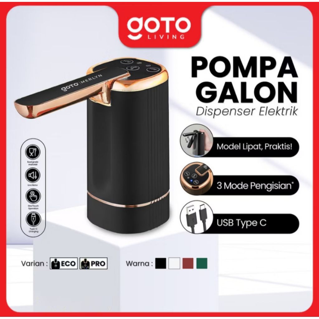 GoTo Pompa Galon Electric Lipat Premium