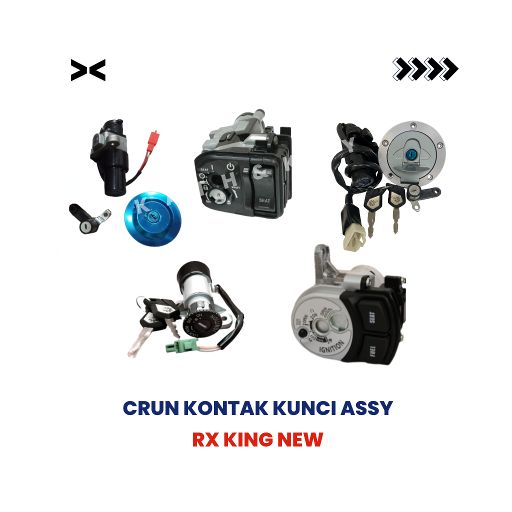 Kunci Kontak Motor RX King New | Switch Kontak Assy – CRUN