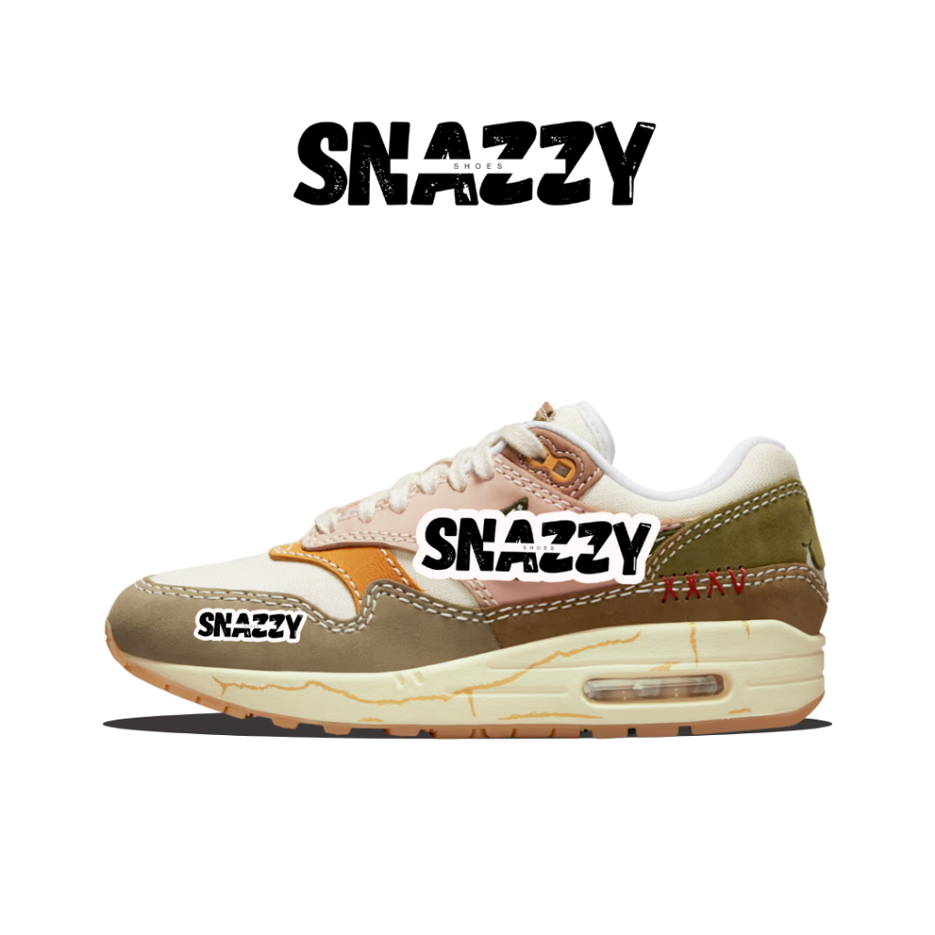Sepatu Sneakers Pria Wanita Nike AM 1 Premium 'Air Max Day - Wabi Sabi'