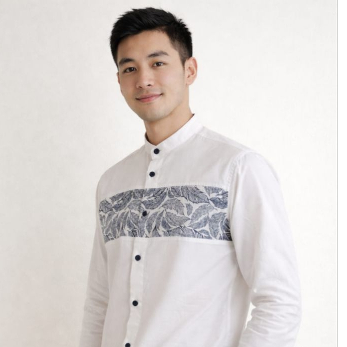 MuslimKinaro Baju Koko Pria Muslim Premium Lengan Panjang