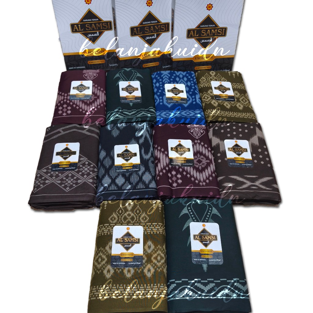 SARUNG TENUN AL SAMSI EXCLUSIVE || SARUNG DEWASA
