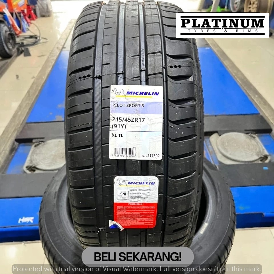 BAN MOBIL MERK MICHELIN PILOT SPORT 5 215 45 R17 II 215/45 R17 MICHELIN