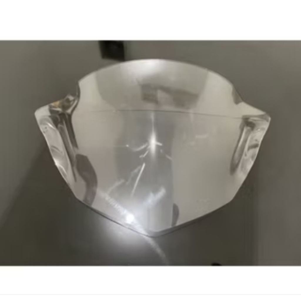 visor beat karbu akrilik bening tebal