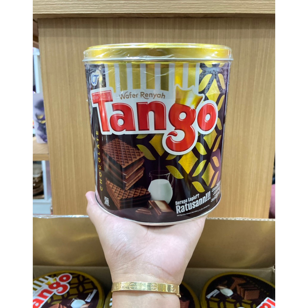 WAFER TANGO KALENG FESTIVE - TANGO RASA VANILA / COKLAT