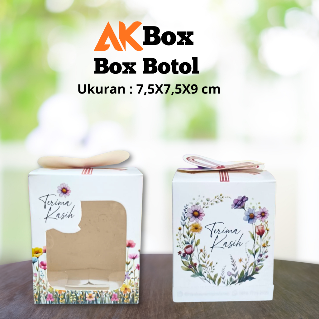 BOX SOUVENIR GELAS PSP 7,5X7,5X9CM