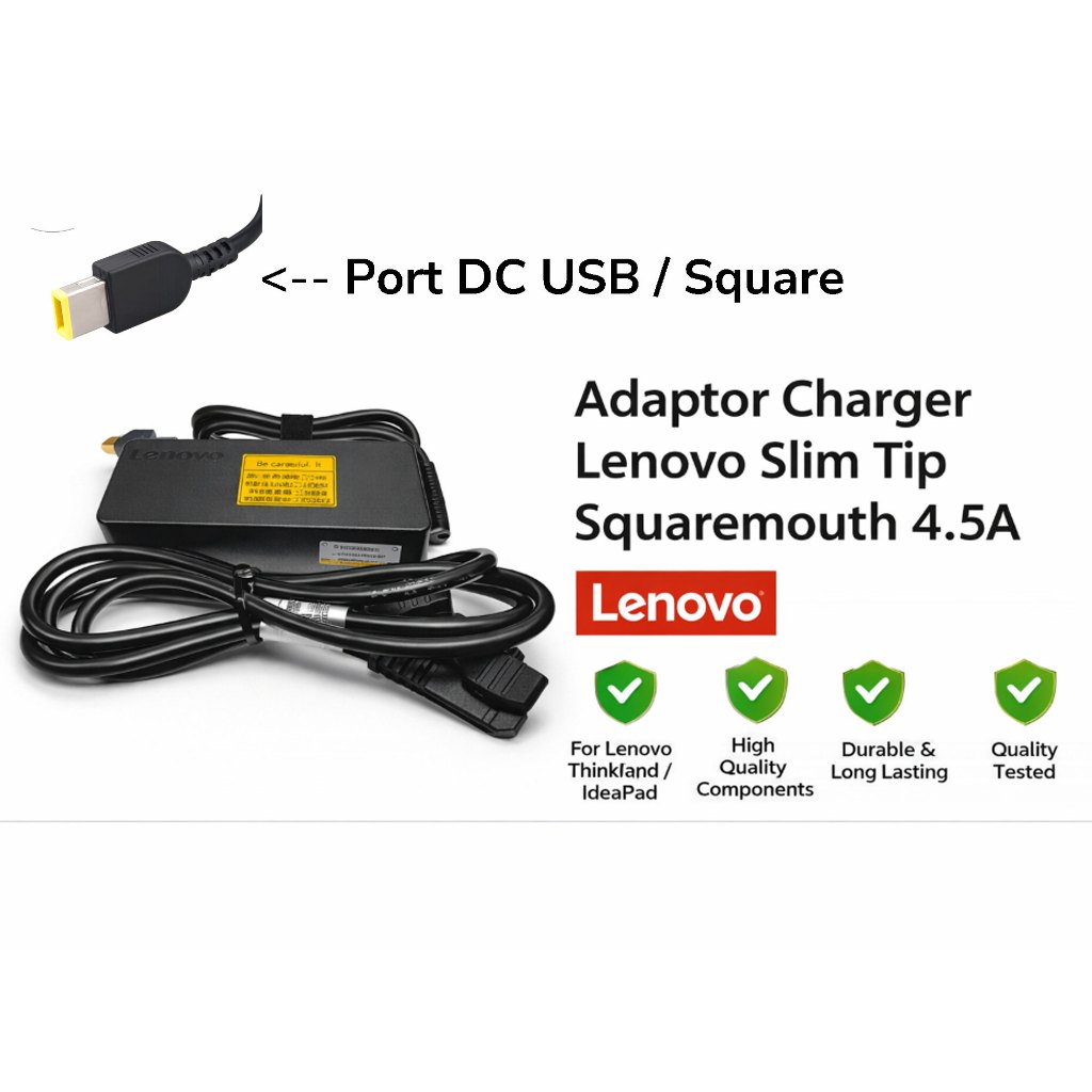 Charger Square mouth USB 20V 4.5A 90W Ad