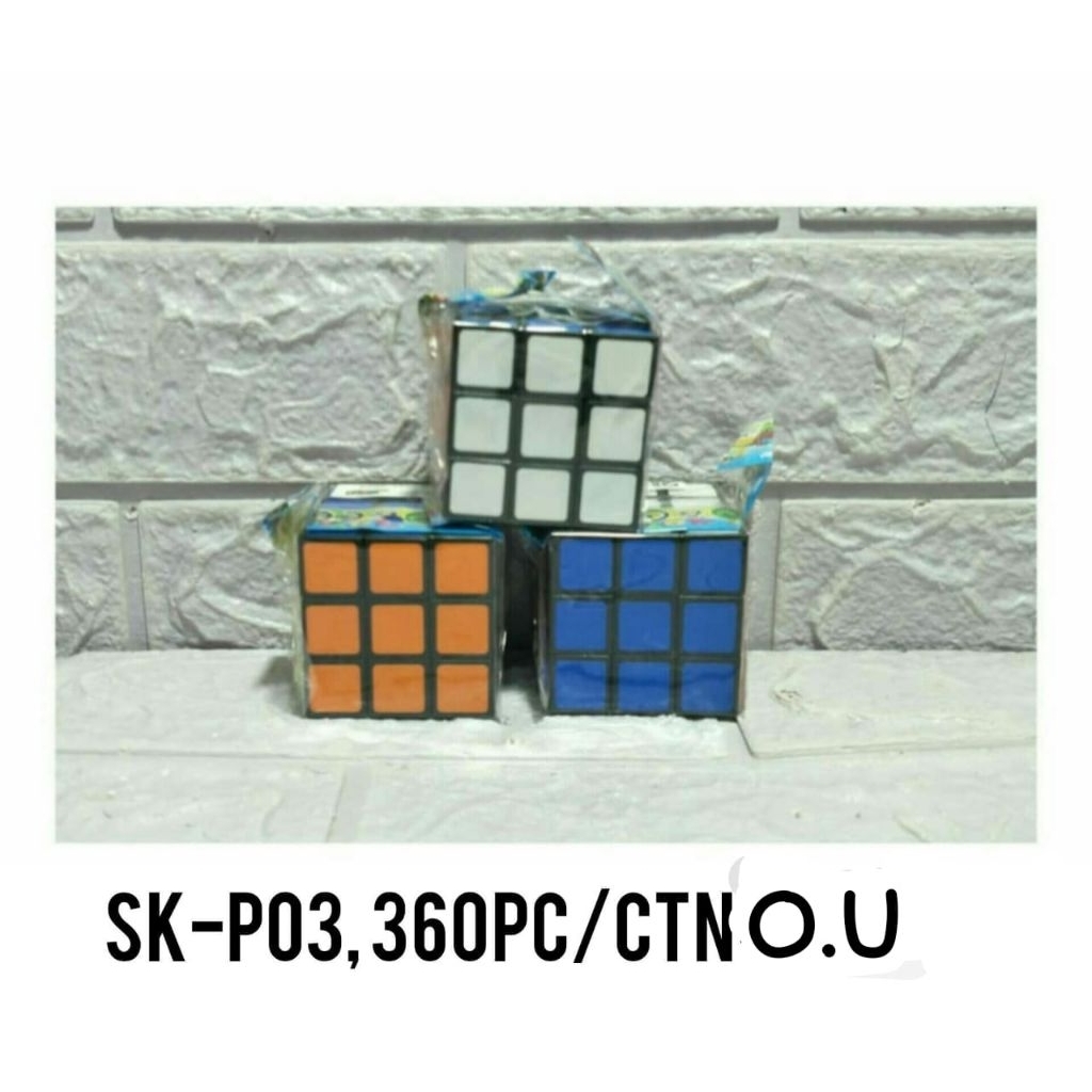 KIDZOONA - MAINAN RUBIK MAGIC CUBE SET / EDUKASI RUBIK CUBE