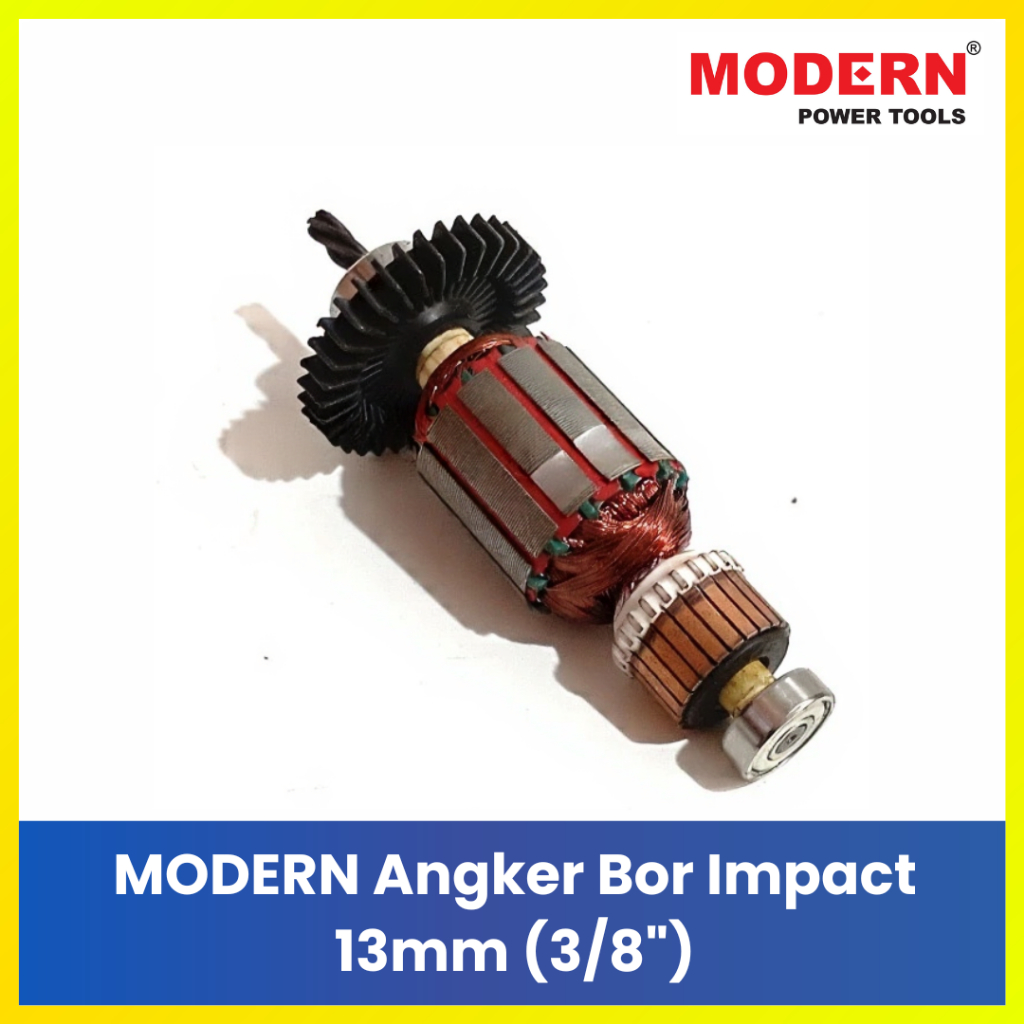 Modern M2130B Sparepart Angker Bor 13mm - Armature Mesin Bor Impact Drill
