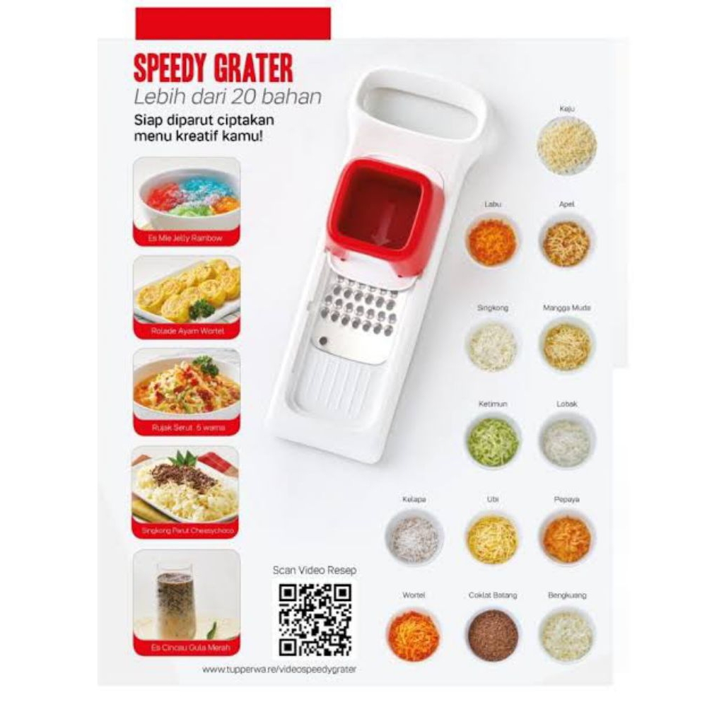 Speedy Grater Tupperware / Parutan