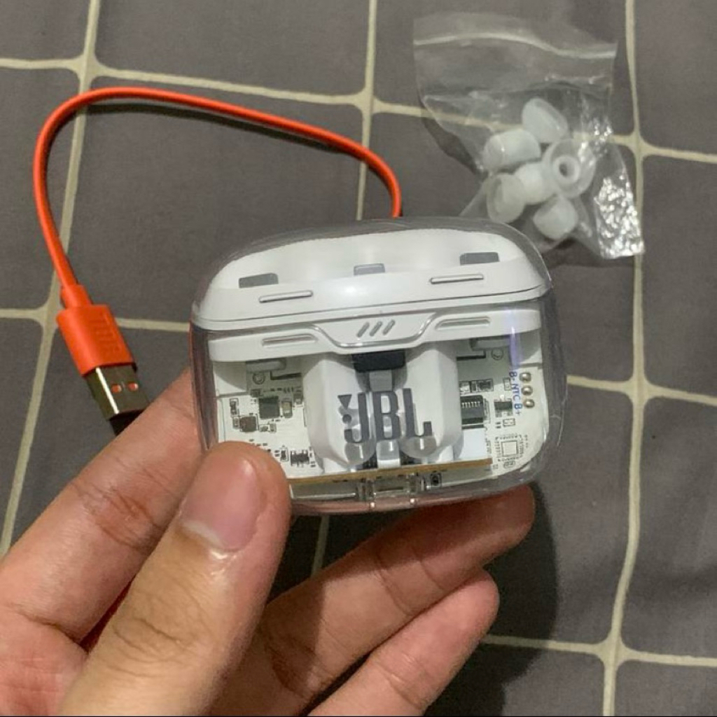 JBL Tune Beam Ghost Edition TWS Earbuds Preloved Like New