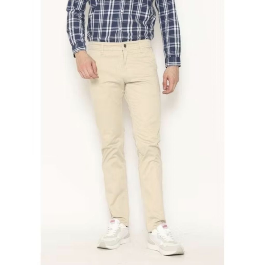 Celana Pria Chino Slim Fit Stretch Lois Original HSS004