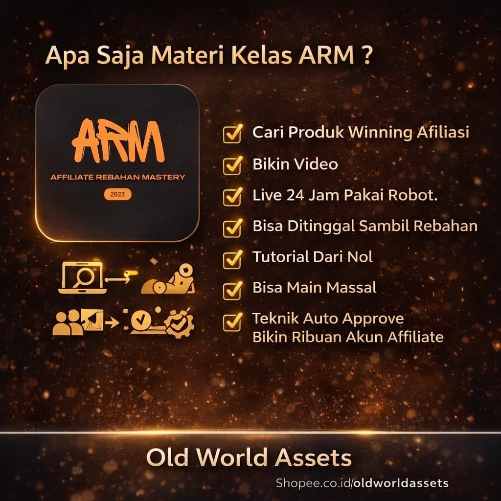 AFFILIATE REBAHAN MASTERY Cuan Besar Tanpa Kirim Barang - live shopee affiliate dan live tiktok affi
