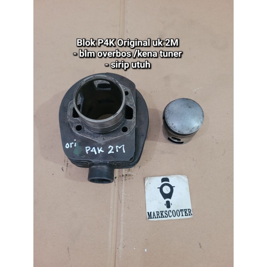 blok silinder vespa excel p4k original belum overbos tuner ukuran 2M