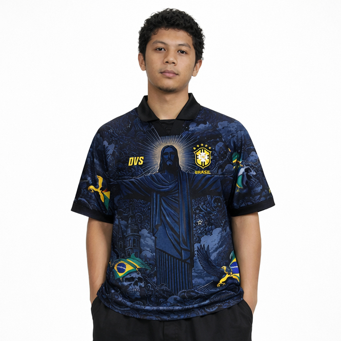 Jersey Bola Oversize Brazilian Rio Black Fantasy Vintage / Jersey Oversize / Jersey Bola / Jersey Vi