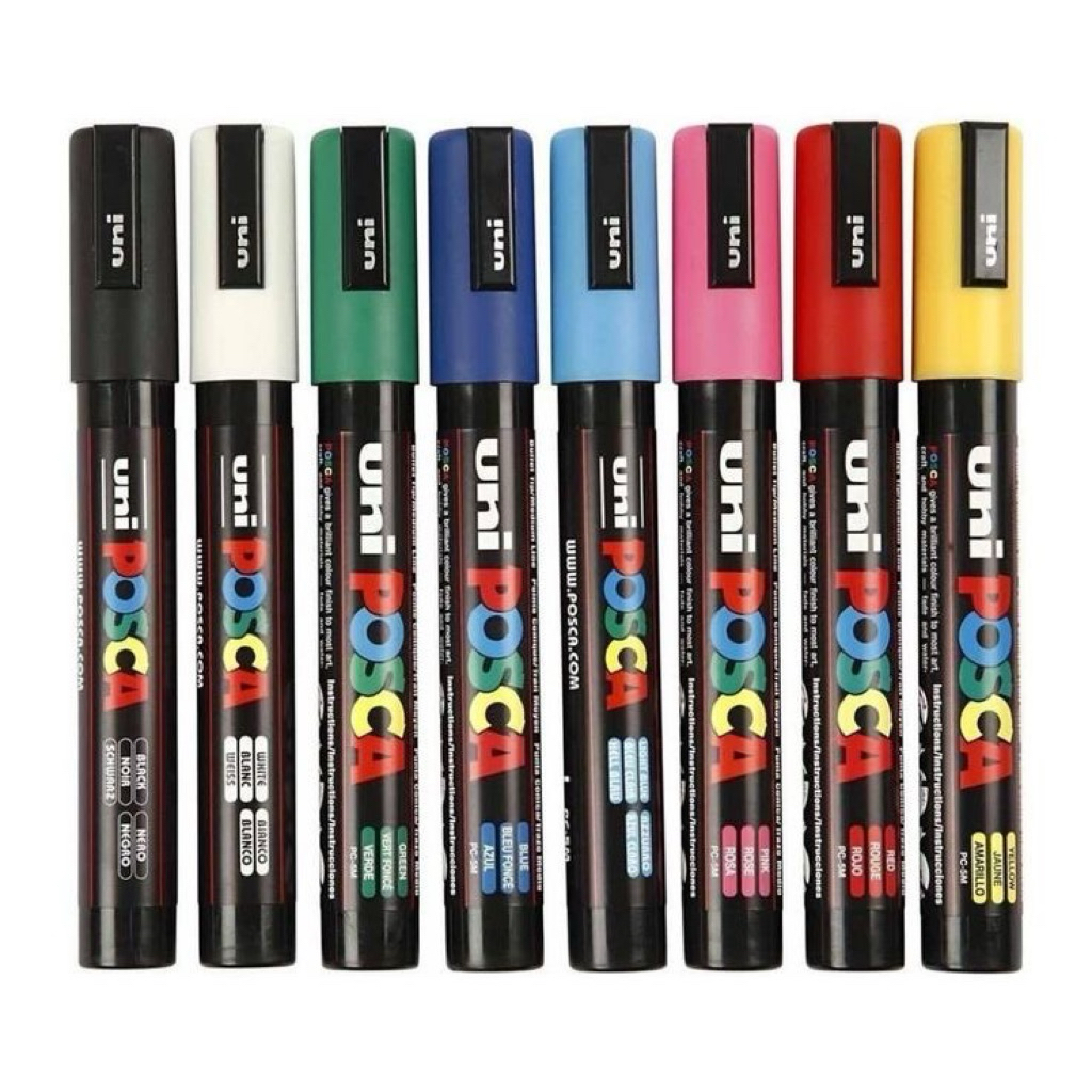 uni posca spidol kaligrafi