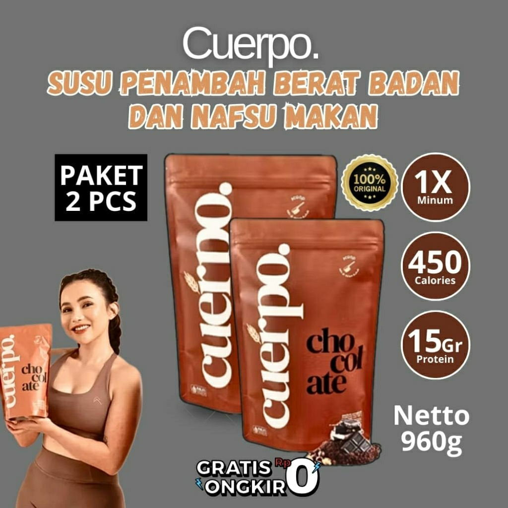 Susu Penggemuk Badan Curpo 960gr Tinggi Kalori Dan Protein