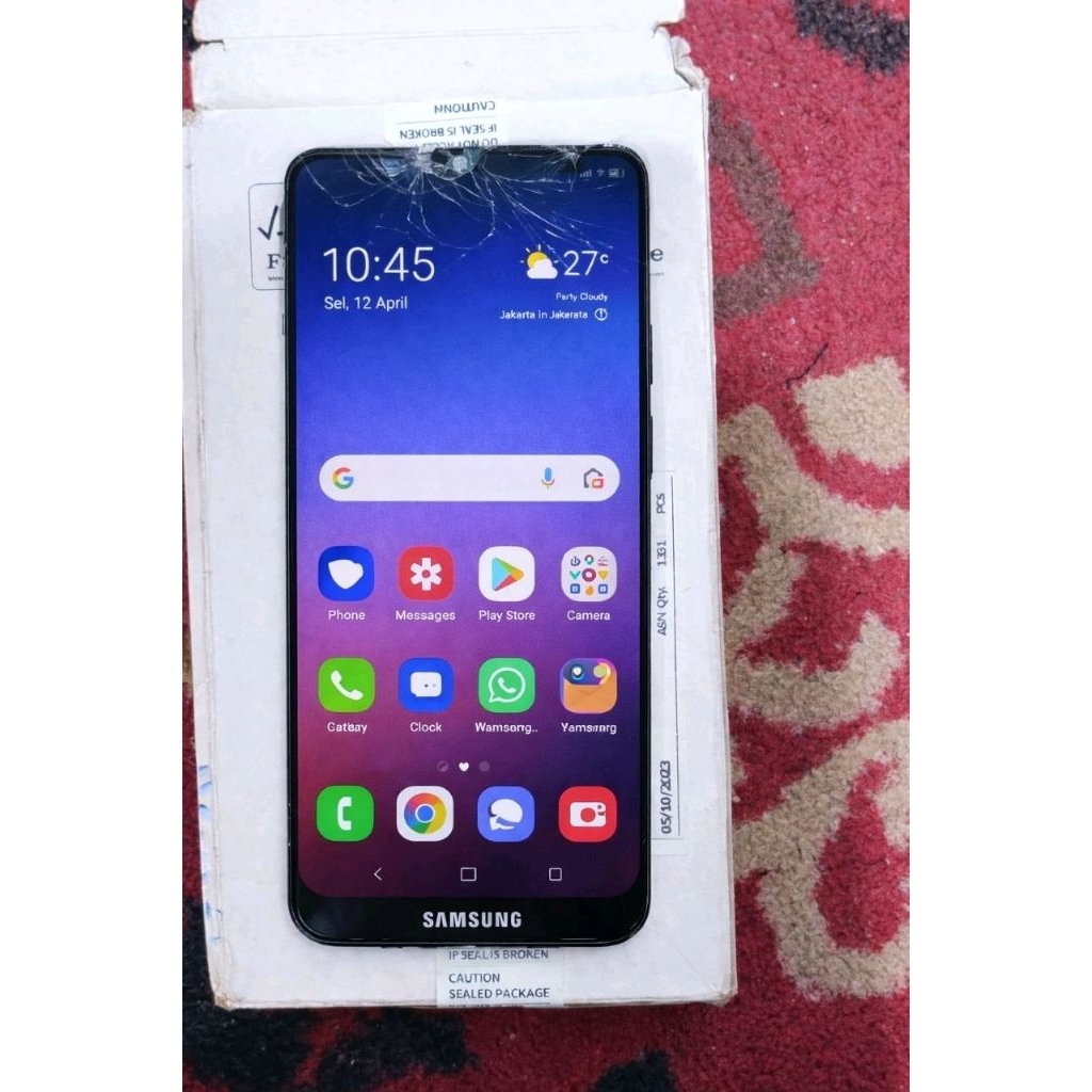 LCD Only Samsung A31, SM A315 Original Copotan Minus