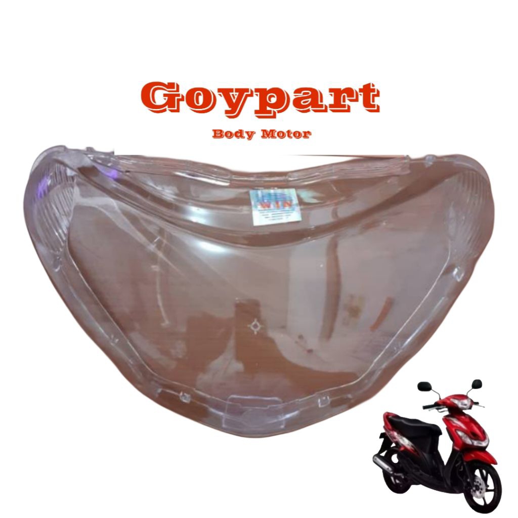 MIKA KACA LAMPU DEPAN YAMAHA MIO SMILE 2008 2009 2010 | MIKA LAMPU DEPAN MIO SMILE