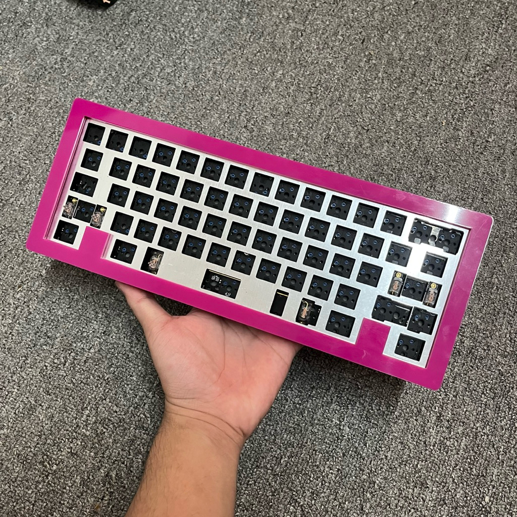 Dyz60 WKL Barebone with Acrylic Gasket Case by keytastic
