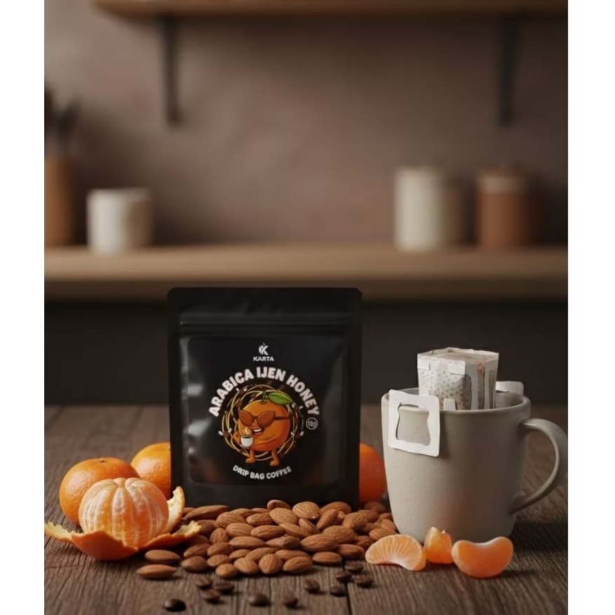 Arabica Ijen Honey Drip Bag Coffee - Kopi Filter Arabika Ijen By Karta