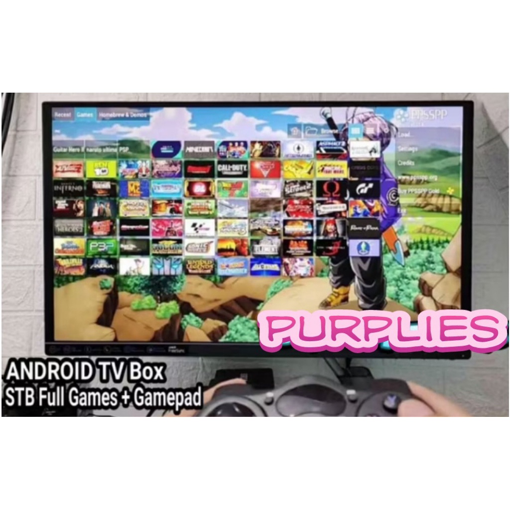 Android TV Box STB Full Games+Gamepad