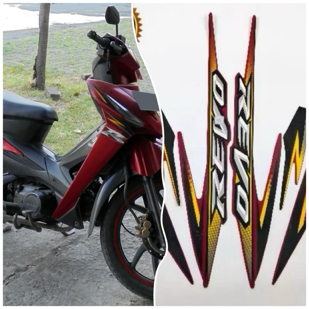 Stiker Striping Lis Les Motor Revo R 2007