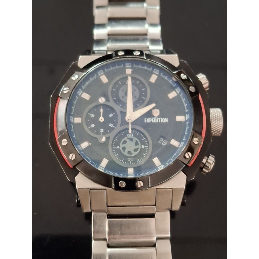EXPEDITION E 6385 M Jam Tangan Pria Chrono second 1603