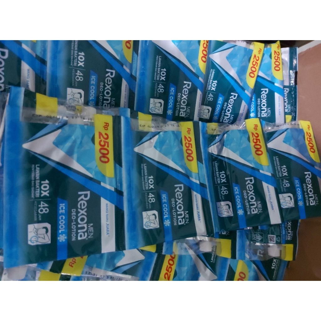 REXONA MEN SACHET 1Renceng isi 12sachet