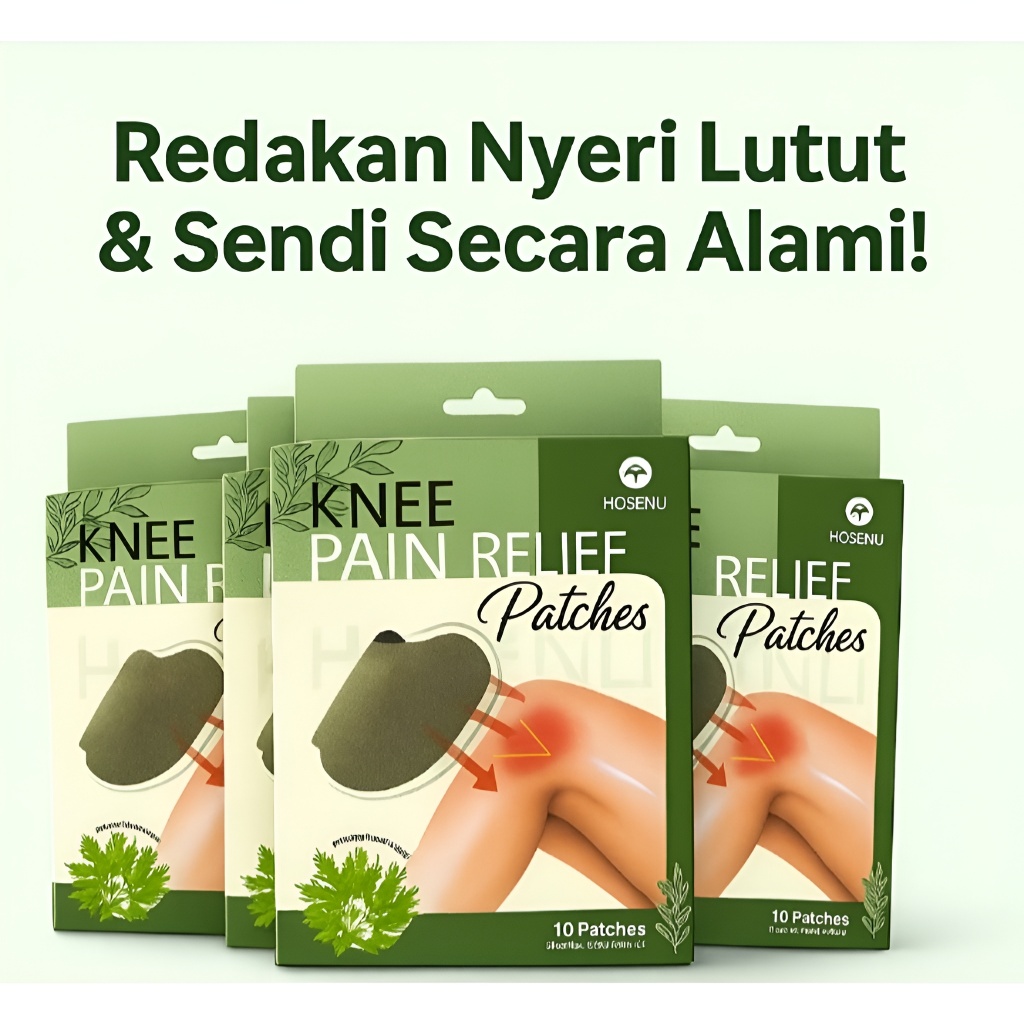 [KEMASAN BARU] Knee Patch Herbal – Koyo Pereda Nyeri Sendi Lutut | Koyo Herbal Penghilang Sakit Lutu