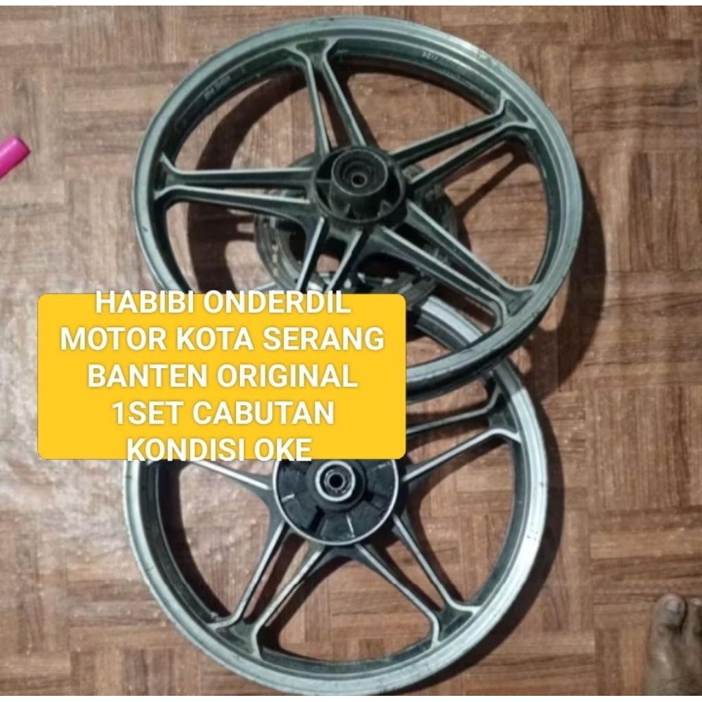 Velg Racing Suzuki Thunder Original 1Set Depan Belakang Cabutan