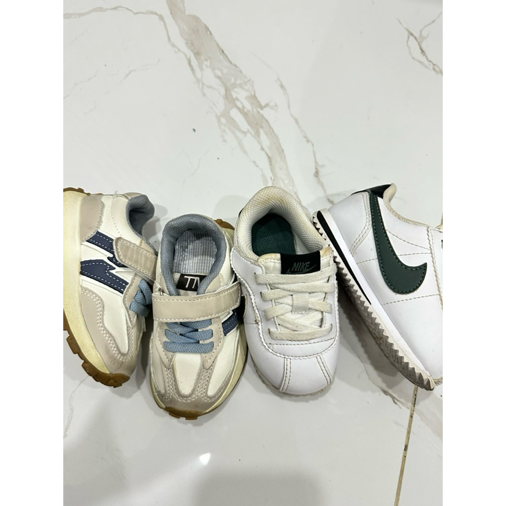 preloved sepatu anak nike & tmt bundling uk 21 (11-12cm)