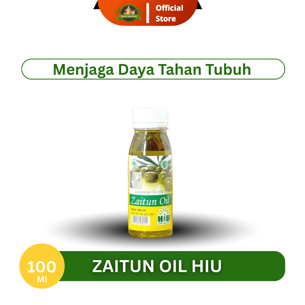 Minyak Zaitun Extra Virgin Olive Oil / Zaitun Oil HIU 100 Ml