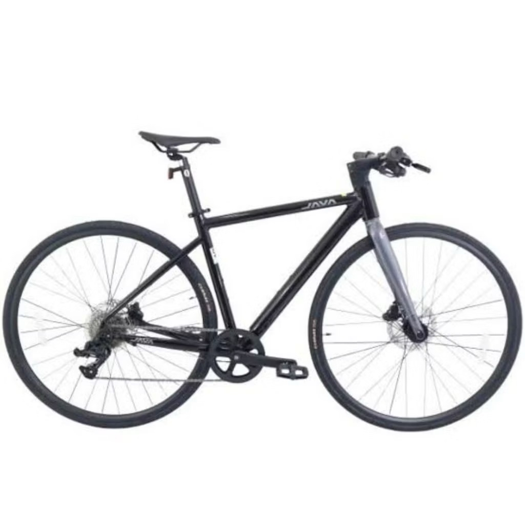 Sepeda Urban 700c JAVA Wahoo City Terbaru Frame Alloy Ringan 9 Speed Hybrid 700 c Commuter Bike