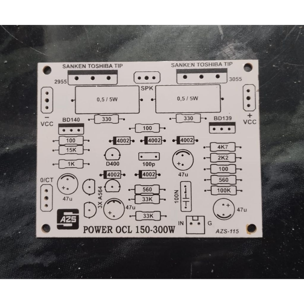 PCB Power Amplifier OCL 150W - 300W
