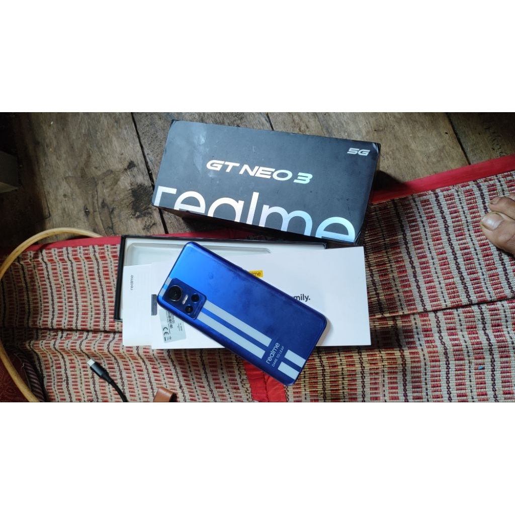 realme gt neo 3 8/256 fullset no minus